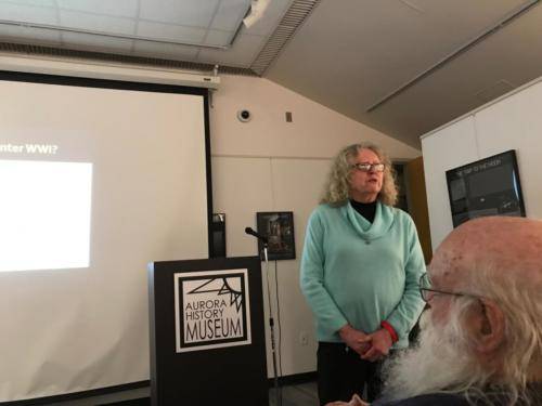 Sandy Ronayne presents a program on WW1